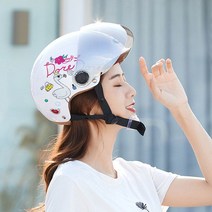YEMA 여름 남성 여성 하프 할리 사계절 헬멧, A