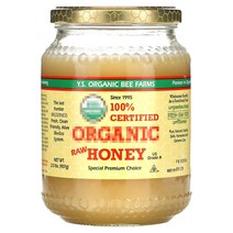 에코비팜스 Raw Honey 생꿀 로우허니 907g 여과되지 않은 고체 꿀 미국 직구 비가열, 1개, 기본