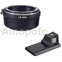 Amopofo LR-NEX 롱 삼각대 어댑터 leica r 렌즈 용 소니호환 nex3 c3 5c 5n 7 a7r a7ii vg10 카메라, 한개옵션0