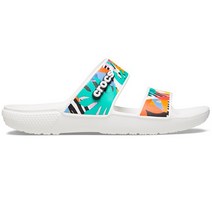크록스 공용 크록스 샌들 레트로 리조트 화이트멀티 (207856_94S)
