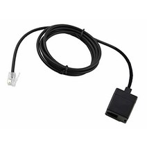 9.5 m RJ9/RJ11/RJ12 헤드셋 어댑터 연장 코드 퀵 디스커넥트 릴리즈 커넥터 수부터 암까지 4P4C RJ9 플러그 Plantronic Jabra 데스크 오피스 폰
