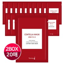 태미스 센텔라 주름 미백 마스크팩, 1개입, 20개