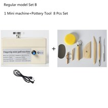 USB 미니 도자기 휠 기계 DIY 아트 클레이 작업 기계 만들기 전기 도자기 휠 고품질 정신 턴테이블, 04 Regular model B