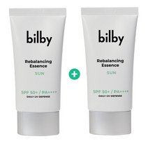 빌비 리밸런싱 에센스 선크림 50ml 1+1 SPF 50+/PA++++ 한국콜마 생산