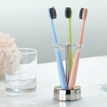 오너클랜 스텐 4구 칫솔꽂이 칫솔홀더 칫솔거치대_WA91405, 본상품선택