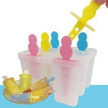 대영 아이스콘6p 아이스크림몰드 트레이 샤베트 바메이커 틀 모양틀 아이스 크림 얼음틀 만들기, 본상품선택