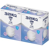 Kleenex 크리넥스 안심케어 스타일 비말차단 KF-AD 마스크 대형 30 매입 x 2 | Anti-Droplet Mask L 30ct x 2