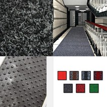 볼링장 스크린골프장 빗물제거 현관 롤매트 1M 흙털이 경사로매트 카페 대형마트 마트, 밤색 스트라이프