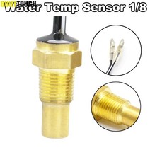 범용 12V/24V 자동차 자동 트럭 디지털 수온 센서 송신기 50K 헤드 플매트 카펫 러그 10mm 1/8 온도 레이싱 전기 게이지 유닛