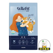 윌로펫 뉴트리탑 말랑육즙 강아지소프트사료 간식증정, 면역 1.2kg + 고구마간식 1개