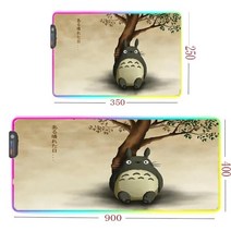 rgb 장패드 MRGLZY-대형 USB 게임 홈 마우스 패드 빛나는 RGB 램프 카와이 사무실 인터넷 카페 키보드, 10 5_02 Thickness 4MM