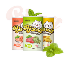 너를위한디저트 고양이비스켓 치킨 연어 참치맛 100g 스트레스해소 소화촉진 치아건강, 참치