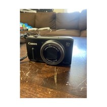 캐논 PC1742 컴팩트 디지털 카메라 블랙 배터리 GPS 12.1 메가픽셀 20x광학