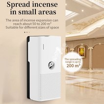 전자 자동디퓨저 벽걸이 디스펜서 120ml 아로마 디퓨저 엘리베이터 화장실 용 소형 향수 디퓨저 벽걸이 형 아로마 테라피 기계 에센셜 오일 디퓨저, 영국 플러그-화이트