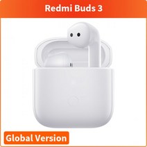 Xiaomi Redmi Buds 3 TWS 무선 블루투스 이어폰 듀얼 마이크 소음 제거 이어 버드 QCC 3040 칩 방수 헤드폰, Global Version