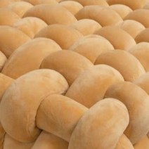 꽈배기 매듭 매트리스 이불 자이언트얀 대형바닥매트 벨벳 실타레 쿠션 손매듭 인테리어, 낙타