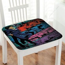 북유럽 에펠의자 에그체어 미드센추리의자 인테리어의자 카우보이 비밥 인쇄 스툴 패드 파티오 홈 주방 사무실 의자 좌석 쿠션 패드 소파 좌석 40x40cm 의자 매트 패드, a10, 50x50cm