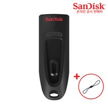 샌디스크 울트라 CZ48 USB 3.0 메모리 + USB 고리, 128GB