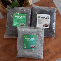 네오-제오라이트 (2~3mm) 다육이 수족관 천연가습기 1L, 그레이