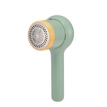 보풀제거기 세탁소용 수동 1위 보풀제거기 전기 보푸라기 제거제 usb 충전식 퍼즈 옷, 연한 초록색