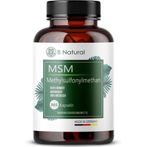 B Natural 식이유황 메틸설포닐메탄 MSM Methylsulfonylmethane 365정