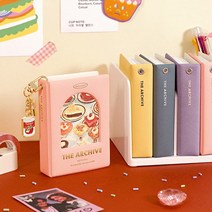 아카이브 1단 콜북 포토 카드 포카 앨범 미니 포켓 사진첩 명함첩 폴라로이드 선물, 01 CUSTARD YELLOW