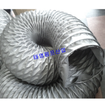 실리콘클립 고열호스 63mm(내경) 10M 250 주문생산 열풍호스 내열공조용 산업용 집진설비 터널공사현장 흡진 배기 산소공급용 자동차배기가스 후드용 간접열 특수호스 제작판매, 999개