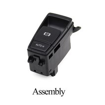 브레이크 패드 블랙 레드 자동차 핸드 주차 P 버튼 스위치 커버 교체 BMW X5 X6 E70 E71 E72, 4.Assembly