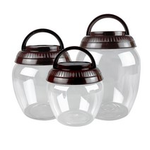 대원 항아리 페트 단지 (2kg 3kg 4.5kg) 고추장 된장 양념 과일청 통 PET병, 1개