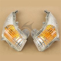 오토바이 전방 회전 신호 표시기 깜박임 suzuki gsr 600 400 gsr600 gsr400 2006-2012 2011 2010 clear lens, One Color_One Size, 상세 설명 참조0