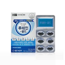 GC녹십자 루테인 골드 베타카로틴 아연 셀레늄 비타민B1 B2 E 판토텐산 엽산 500mg x 30캡슐