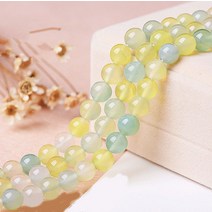 연화 천연 사과석 옥 원석재료 4/6/8/10/12mm 5종, 12mm