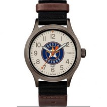 타이멕스 클러치 휴스턴 애스트로스 MLB 40mm 남성 아날로그 스포츠 시계 브라운 TWZBASTMB