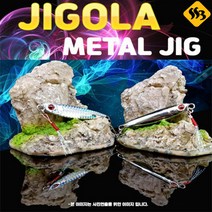 자바낚시 F-AMI JIGOLA 메탈지그 지깅 삼치지그 방어, 100g 크롬