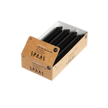 테이퍼 캔들 미니 15cm 8개 스파스 하우스홀드 블랙, 16개