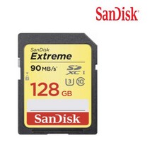 캐논 파워샷 SX70 HS 카메라 호환 MLC 메모리카드 128GB, 선택하세요, san extrem SD카드 128GB