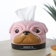 [아라아리아] 친환경 밀섬유 퍼그 휴지케이스 친환경재료 퍼그케이스 휴지곽, 1개, 그린