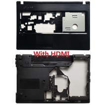 새로운 노트북 케이스 커버 LENOVO G570 G575 손목 받침대 커버 상단 케이스 및 하단 케이스 커버 HDMI 포함/미포함