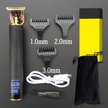 바리깡 클리퍼 이발기 바버샵 이발소 리젠트컷 투블럭 헤어컷 숏컷 남자에 대 한 전문 WateProof 머리 절단 기계 머리 트리머 전기 면도기 남자 면도기 0mm 수염 트리머, 사우론-블랙 박스