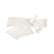 Villeroy Boch 디너 식기 세트 빌로이앤보치 1025258824 뉴웨이브 안티파스티 5피스 프리미엄 도자기 화이트