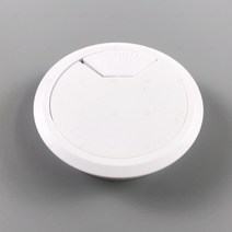 데스크 전선 마감 캡 구멍 마개 커버 덮개 홀캡 책상 ABS 80mm 흰색, 1개, 화이트