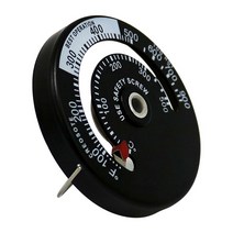 겨울캠핑난로 실내벽난로 블랙 벽난로 6 블레이드 열 구동 스토브 팬 로그 우드 버너 ecofan 조용한 홈 벽난로 팬 효율적인 열 분배, 검은색
