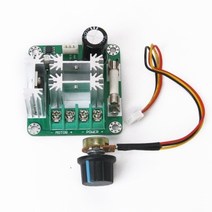 PWM 모터 속도 조절기 스피드 컨트롤러 DC6V-90V 15A, 1
