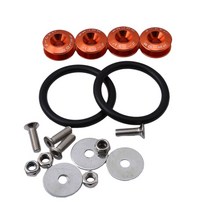 쇼바마운트 쇽업 에어 마운트 로우암 승차감개선 튜닝 Car Front And Rear Bumper Hatch Cover Fixing Buckle Surroun 438EA 8 호환, 08 orange