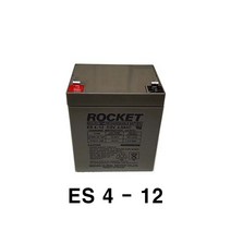 ROCKET ES4-12 12V4AH 연납축전지 배터리