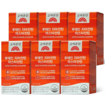 고려은단 루테인 지아잔틴 아스타잔틴 300mg, 30캡슐, 6개
