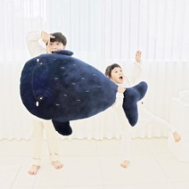 [완구][선물]고래인형 특왕 모찌쿠션 130cm 아빠고래상어(네이비) 애착인형 바디필로우/생일선물/프로포즈/빼빼로데이선물/크리스마스선물/여자친구선물/남자친구선물/doll, 아빠고래_네이비