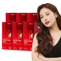 [본사] 휴온스 아르기닌 파워 6000 고함량 L-아르지닌 블루베리맛 액상 90일분 15포 6박스