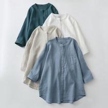 4컬러 여성 7부셔츠 블라우스/오피스룩/하객룩/데일리셔츠 - 23815