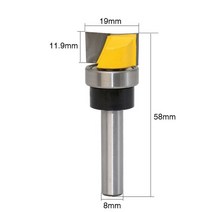 트리머날 비트 8MM 생크 힌지 장붓 구멍/템플릿 라우터 비트 1 개-3/4 
